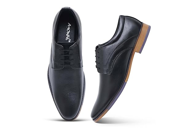 Black formal shoe vertical look