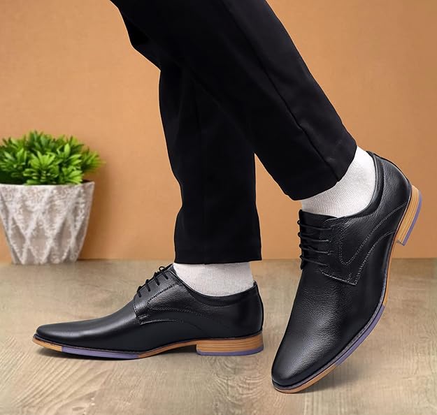 Black formal shoes look
